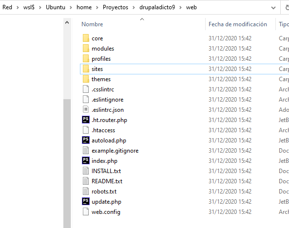 archivos descargados