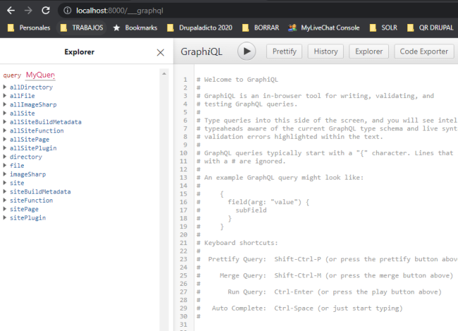 Drupal 9 headless Gatsby  | www.drupaladicto.com - Consultor especializado en drupal y symfony