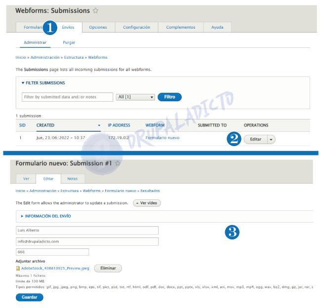 Webform Drupal Module | www.drupaladicto.com - Consultor especializado en drupal y symfony Webform Drupal Module | www.drupaladicto.com - Consultor especializado en drupal y symfony